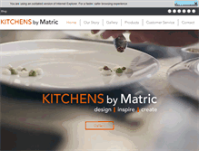 Tablet Screenshot of kitchensbymatric.com.au